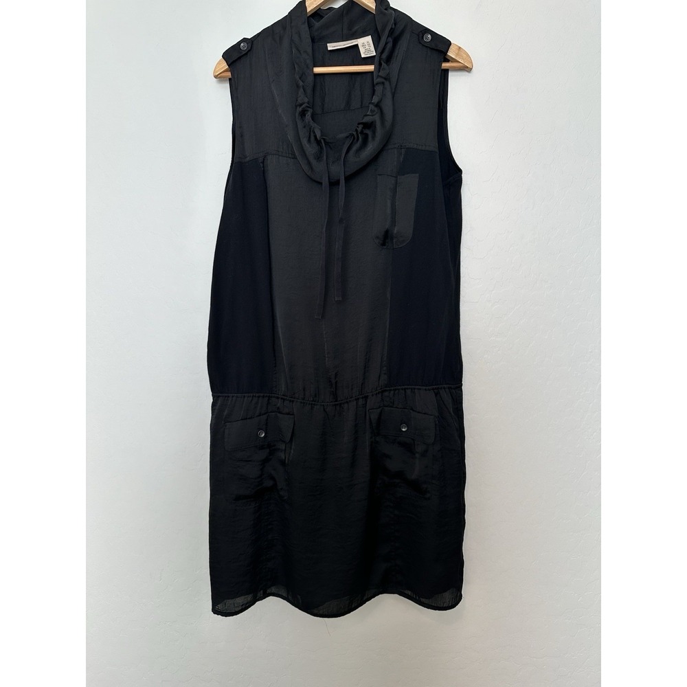 Black‎ Silky Sleeveless DKNY Dress Size XL